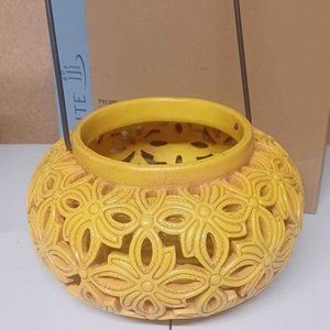 Partylite Floral Oasis hanging candle lantern